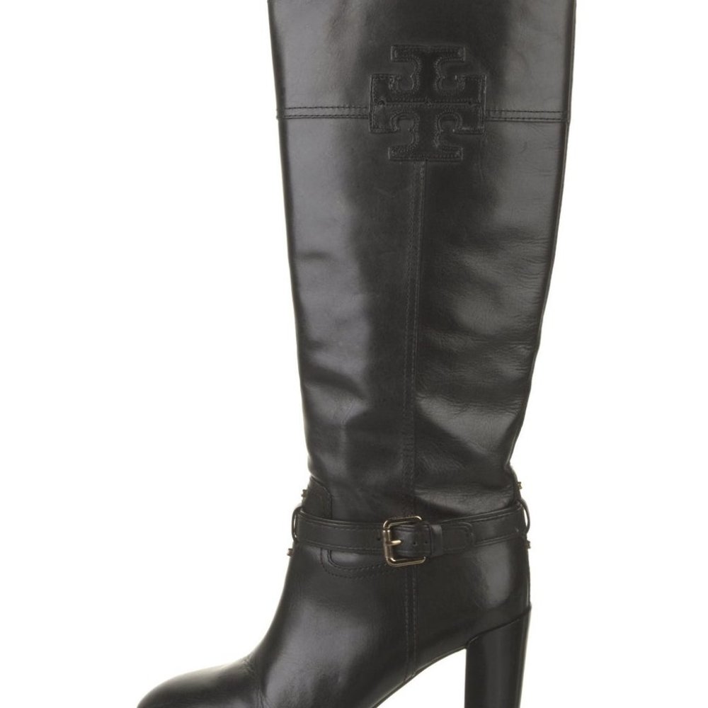 Tory Burch Leather Riding Boots Sz 10M